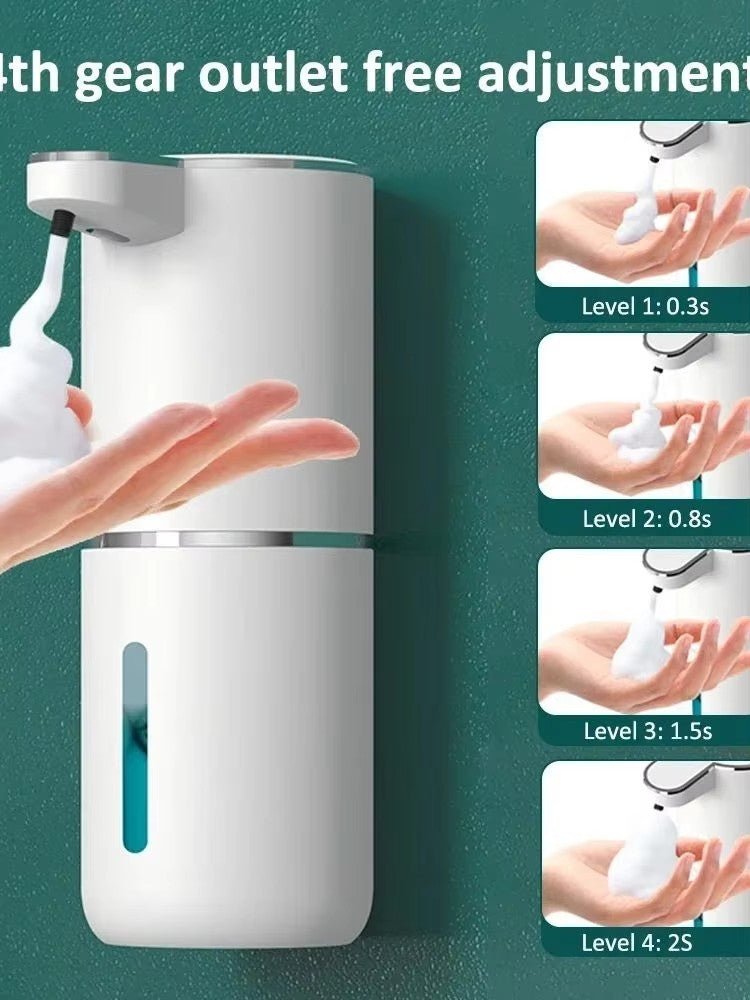 EspumaClick Pro – Dispensador Elétrico de Sabão com Sensor e 4 Níveis Ajustáveis