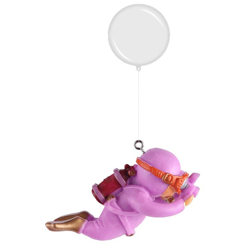 Mini Mergulhador Aventura – Ornamento Flutuante para Aquário