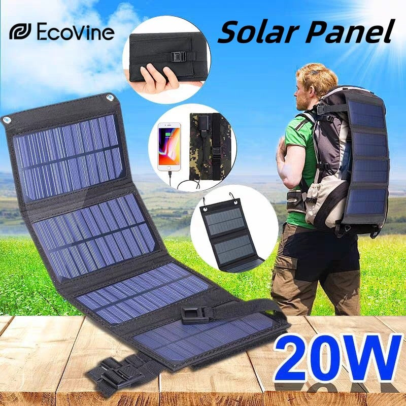 SolarFold USB – Painel Solar Dobrável 5V