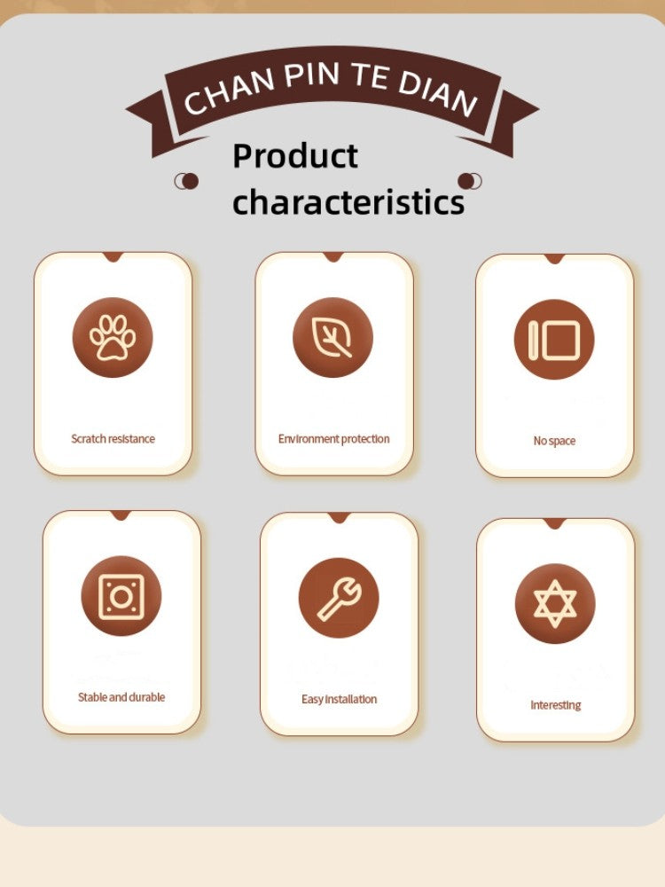 ArranhaFit – Plataforma Giratória com Sisal