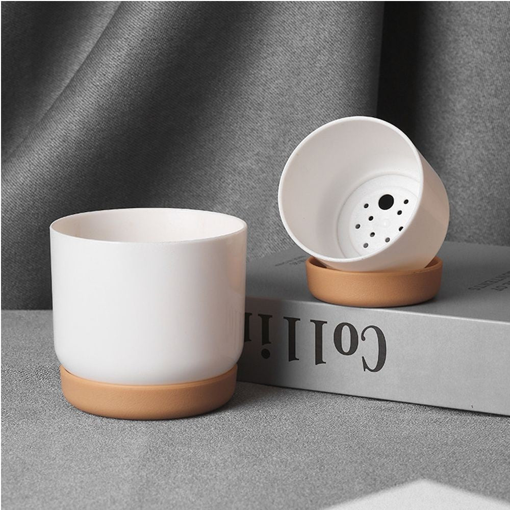 HydroGreen Duo – Vaso Autoirrigável para Suculentas e Plantas Pequenas