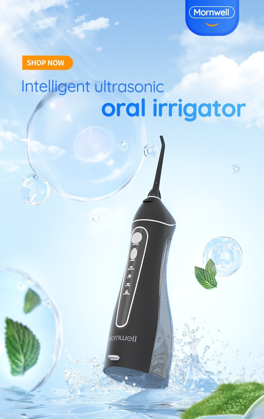 AquaFloss Portátil – Water Flosser USB Recarregável