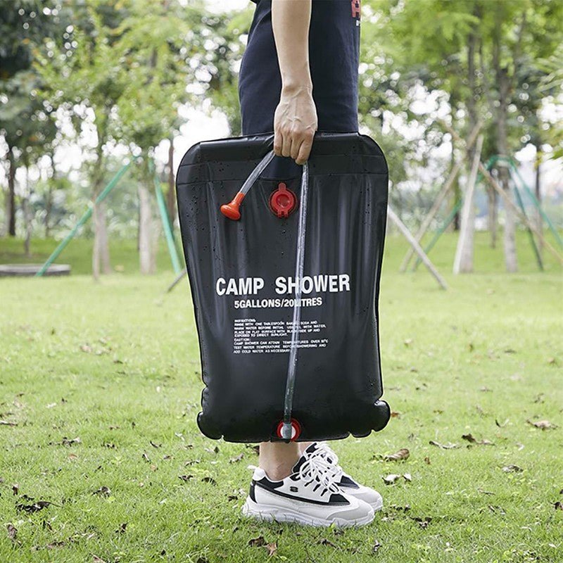 SunShower 20L – Chuveiro Solar Dobrável para Camping
