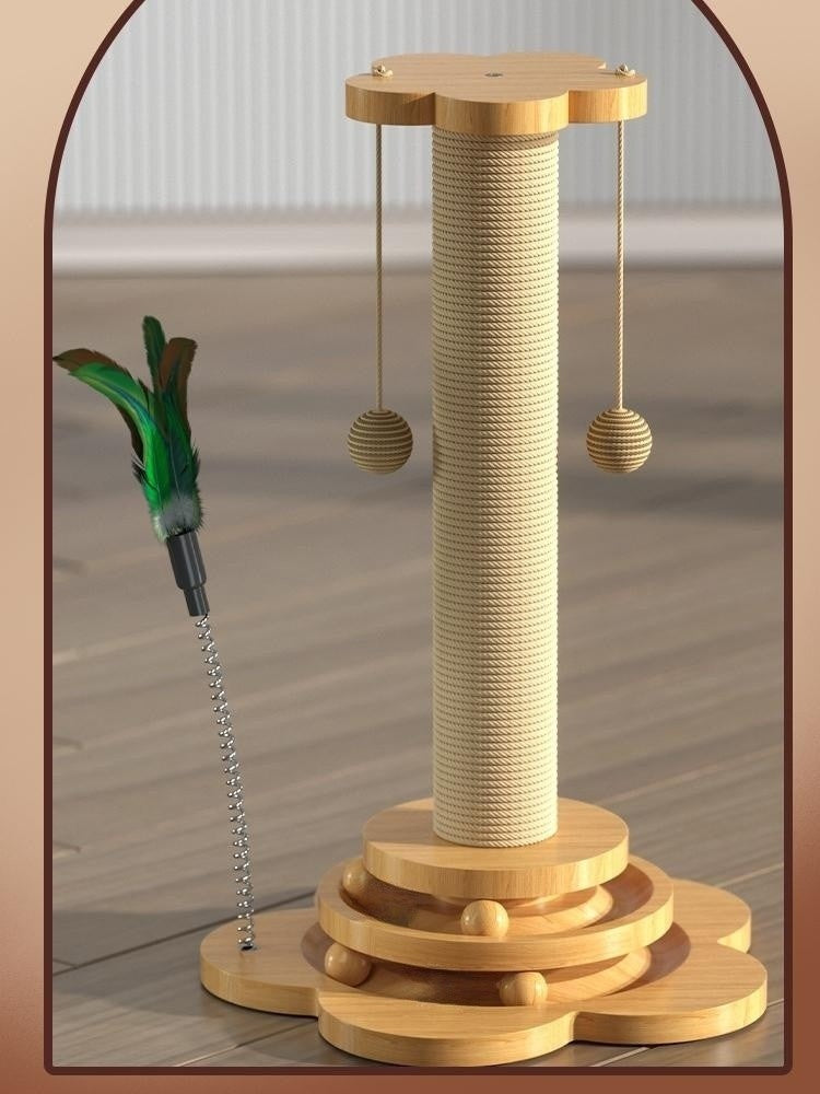 ArranhaFit – Plataforma Giratória com Sisal