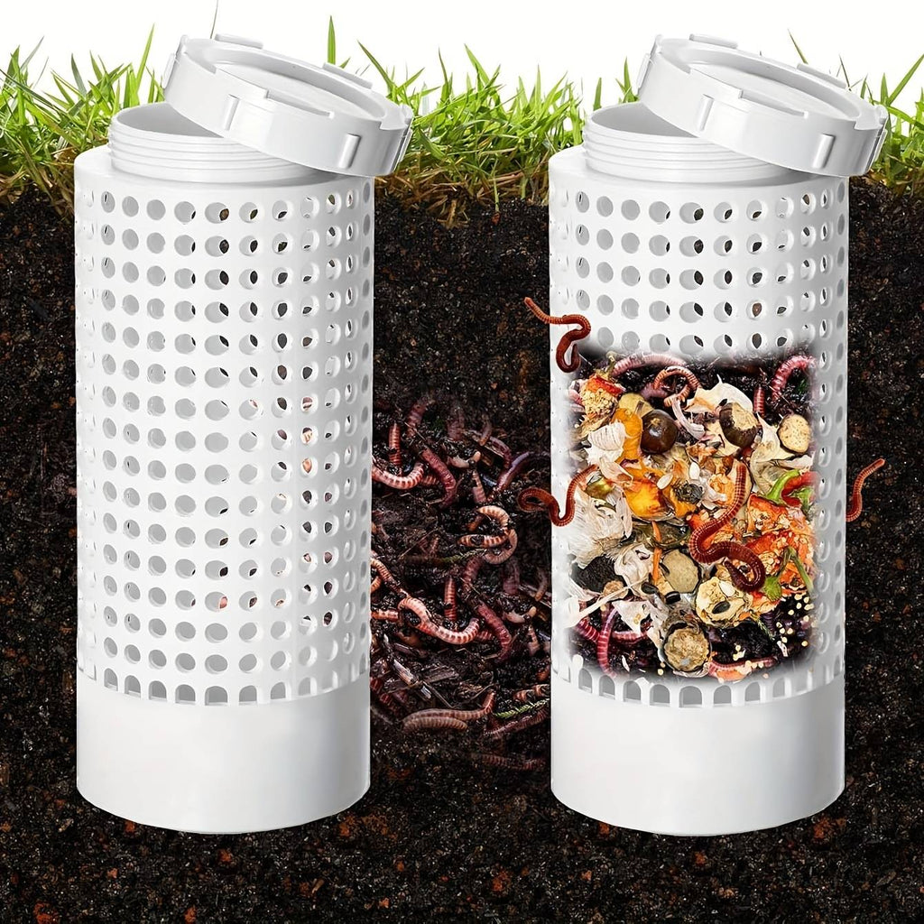 CompostaTubo Garden – Compostagem com Minhocas no Solo para Jardins e Gramados