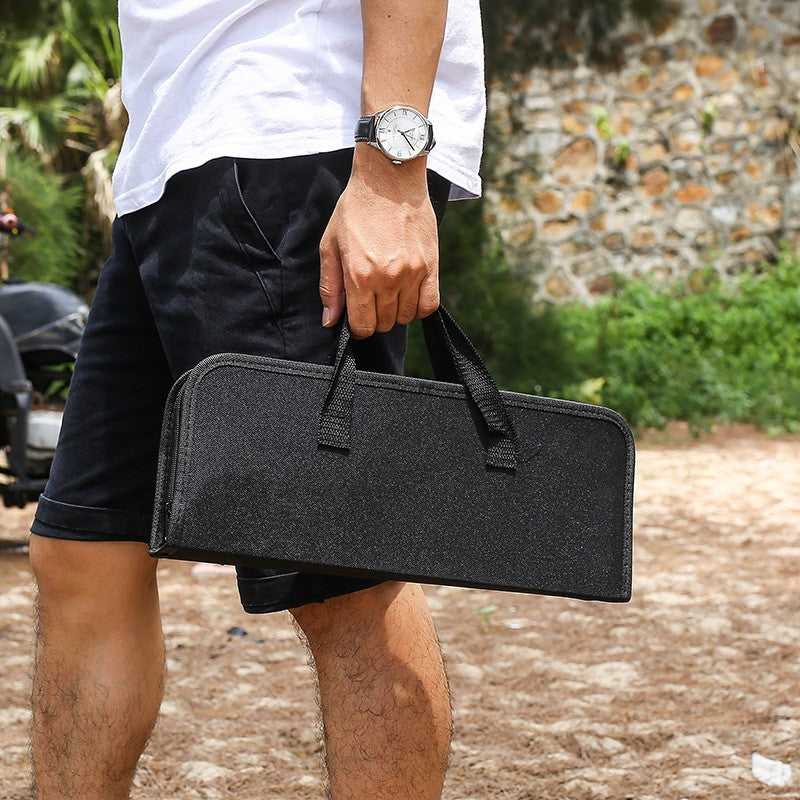 ForgeKit Inox – Conjunto Completo de Ferramentas de Aço Inoxidável para Grelhar