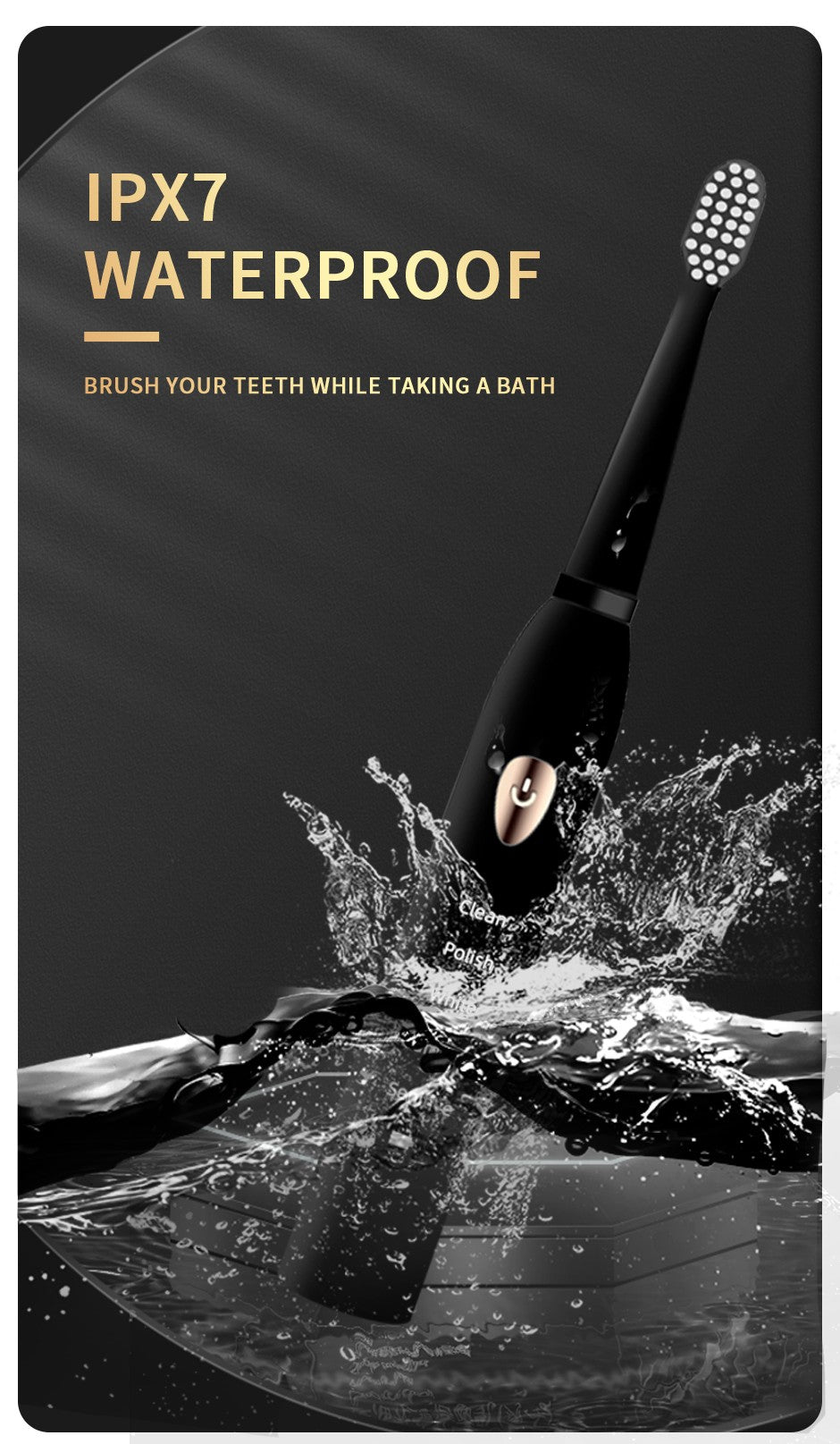 SonicGo – Escova de Dentes Elétrica de Viagem USB