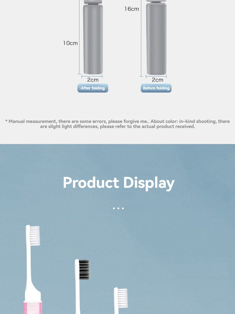 BrushGo Compact – Escova de Dente Dobrável para Viagens