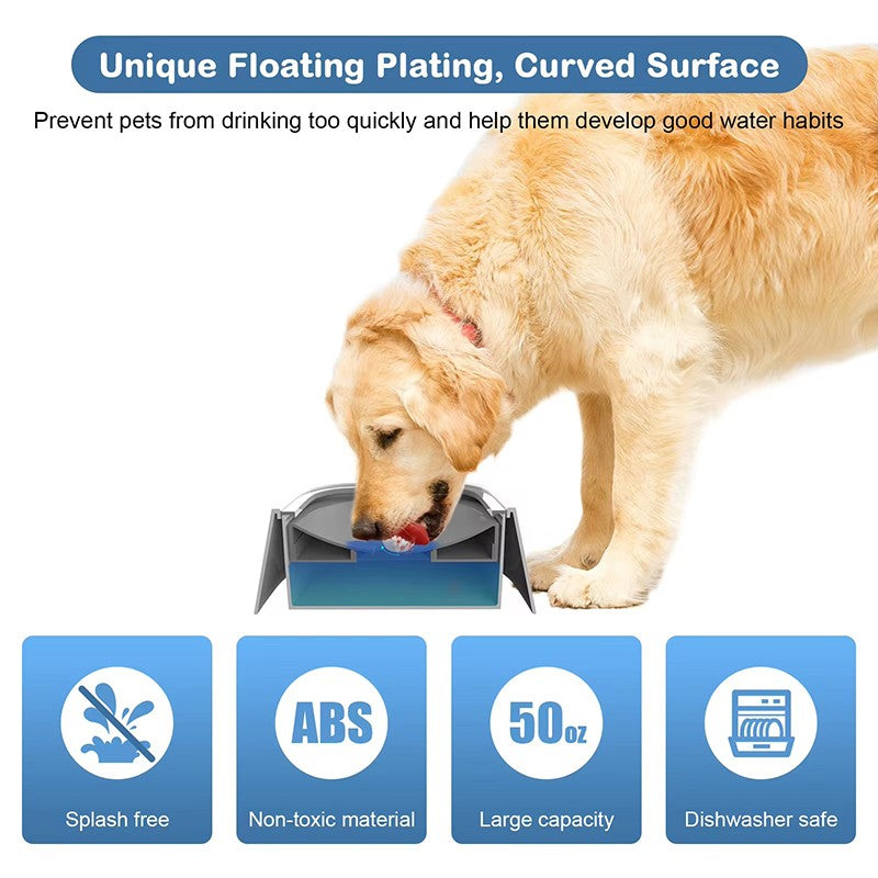 Els Pet AquaPress – Tigela Flutuante Anti-Respingo para Pets