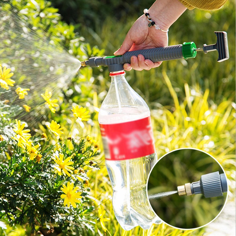 JetBottle – Pulverizador de Garrafa com Pressão Ajustável para Jardim e Limpeza
