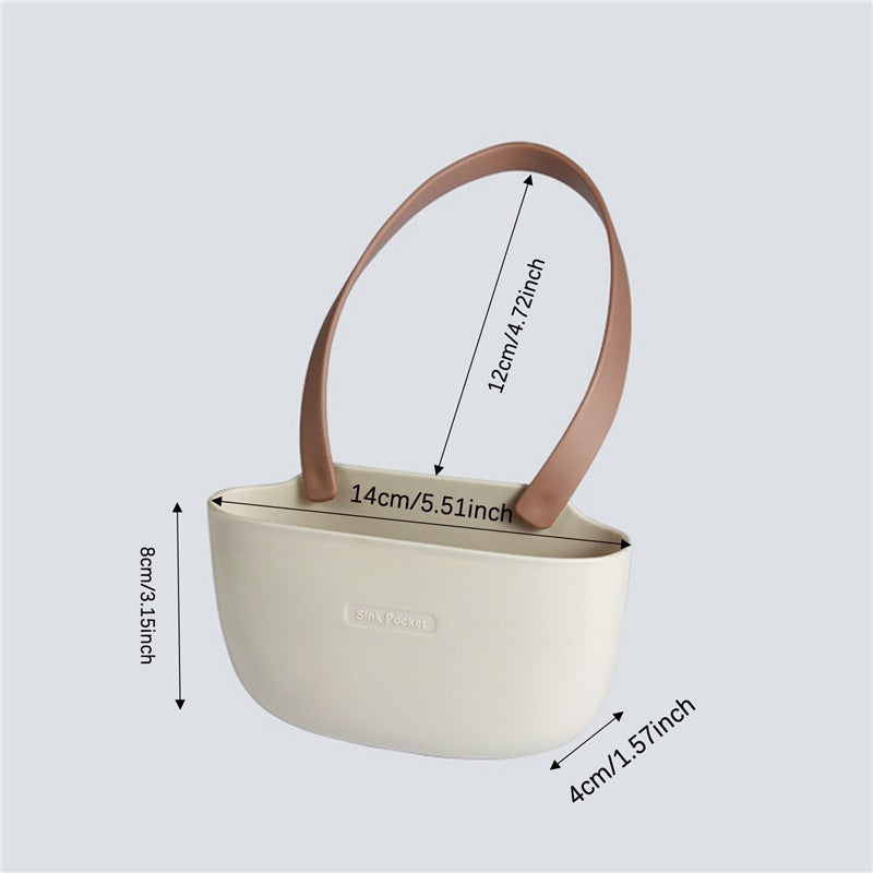 FlexiRack 3 em 1 – Suporte Ajustável para Sabonete, Esponja e Acessórios