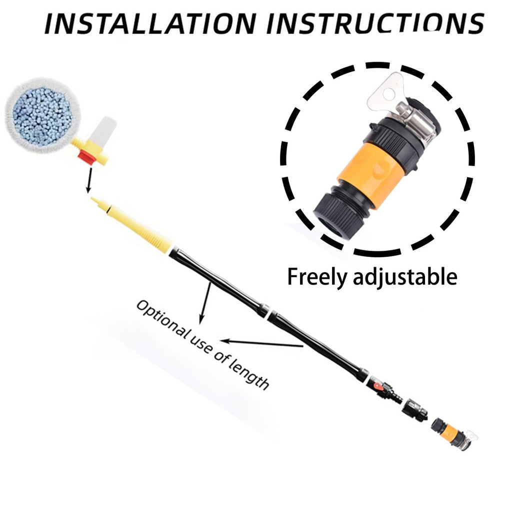SpinClean 360 – Kit Rotativo de Lavagem Automotiva