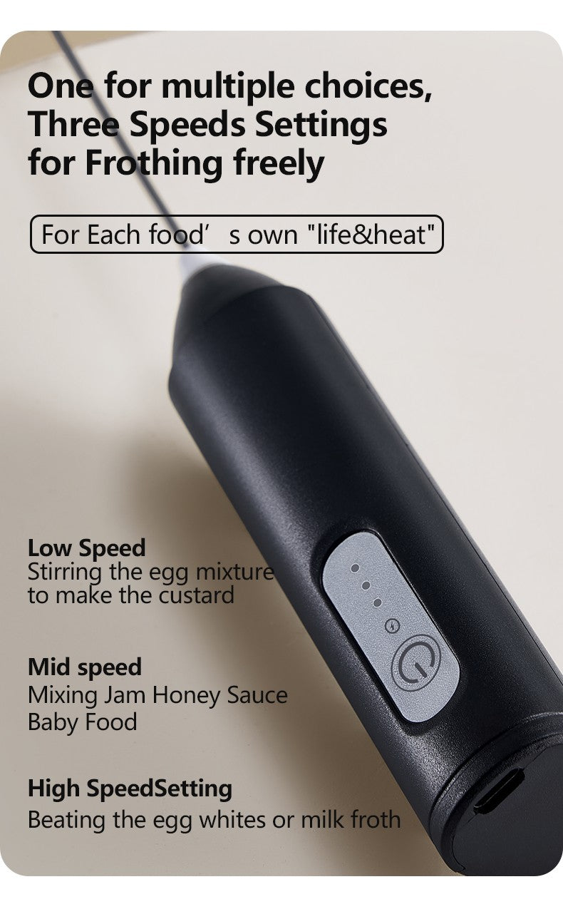 MilkFoam Pro – Espumador de Leite Elétrico Portátil USB