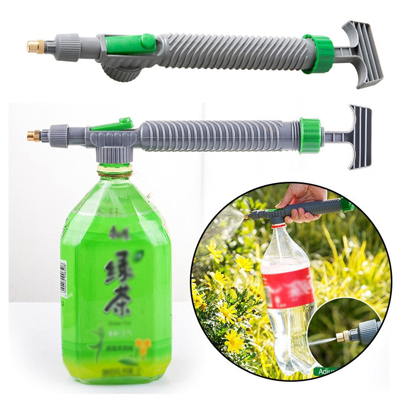 JetBottle – Pulverizador de Garrafa com Pressão Ajustável para Jardim e Limpeza
