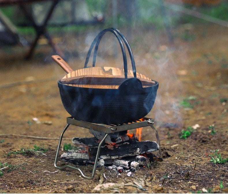 CozinheJá – Suporte Dobrável para Cozinha Outdoor