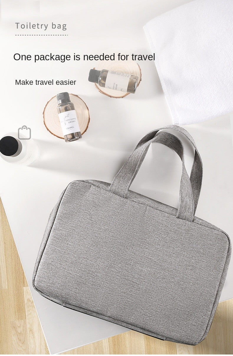 TravelCare Bag – Bolsa de Higiene com Separação Seca e Molhada | Dobrável & à Prova d’Água