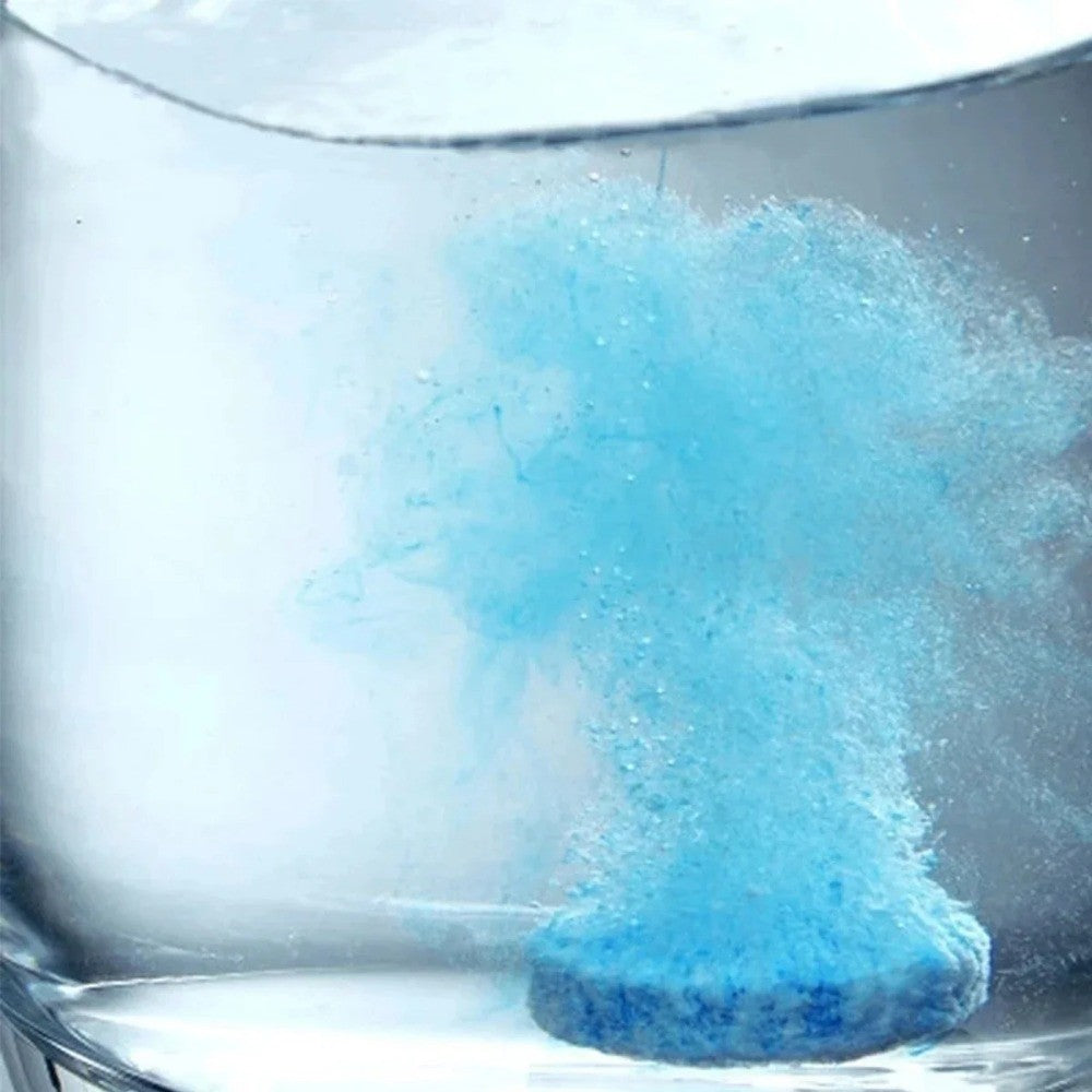 ClearView Tabs – Pastilhas Efervescentes para Para-brisa Cristalino