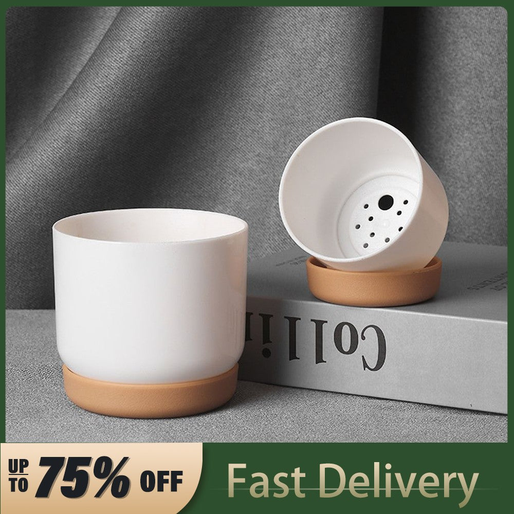 HydroGreen Duo – Vaso Autoirrigável para Suculentas e Plantas Pequenas