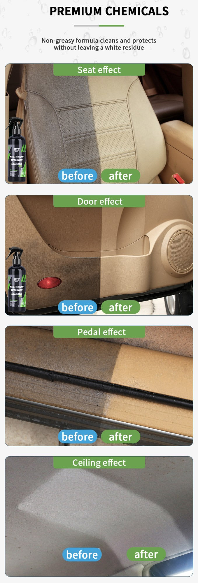 EspumaClick - Spray de Limpeza Interna para Carro