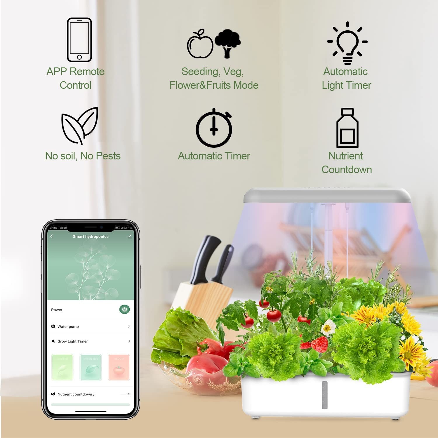 Estufa Digital Wi-Fi – Kit Automático para Plantas Internas