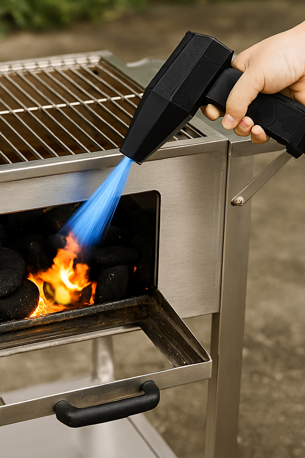 CoalJet – Ventilador de Brasa Portátil com Cabo USB