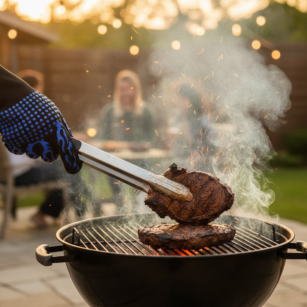 BrasaShield – Luva de Proteção para Altas Temperaturas