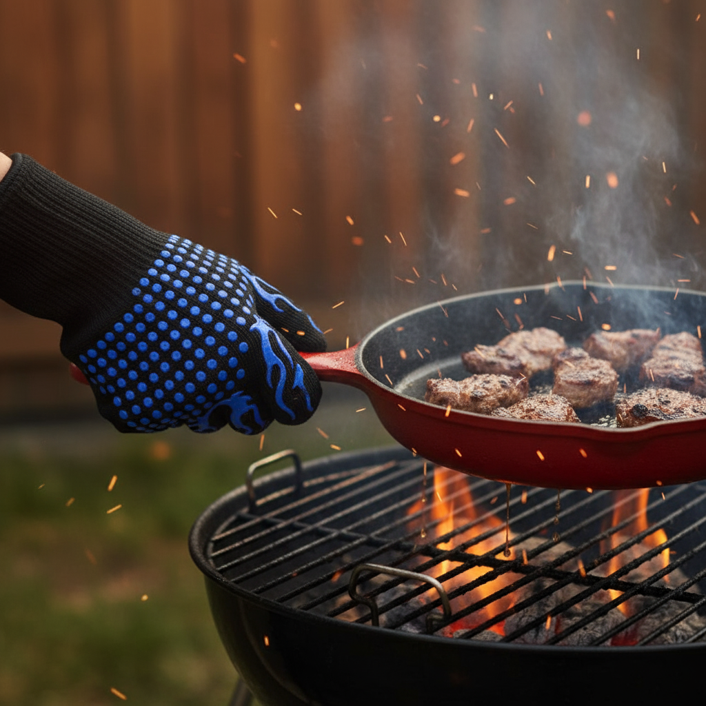 BrasaShield – Luva de Proteção para Altas Temperaturas