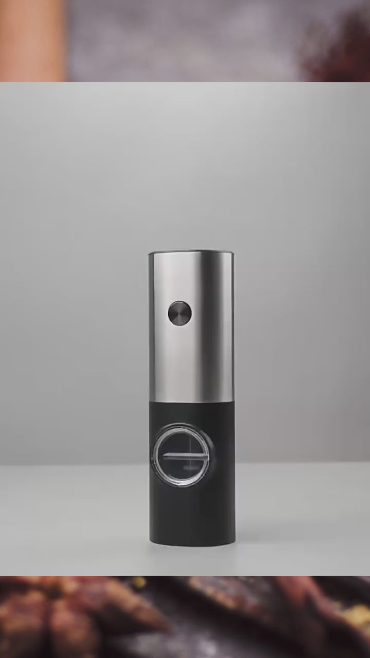 AuraMill – Moedor Elétrico de Sal e Pimenta com LED