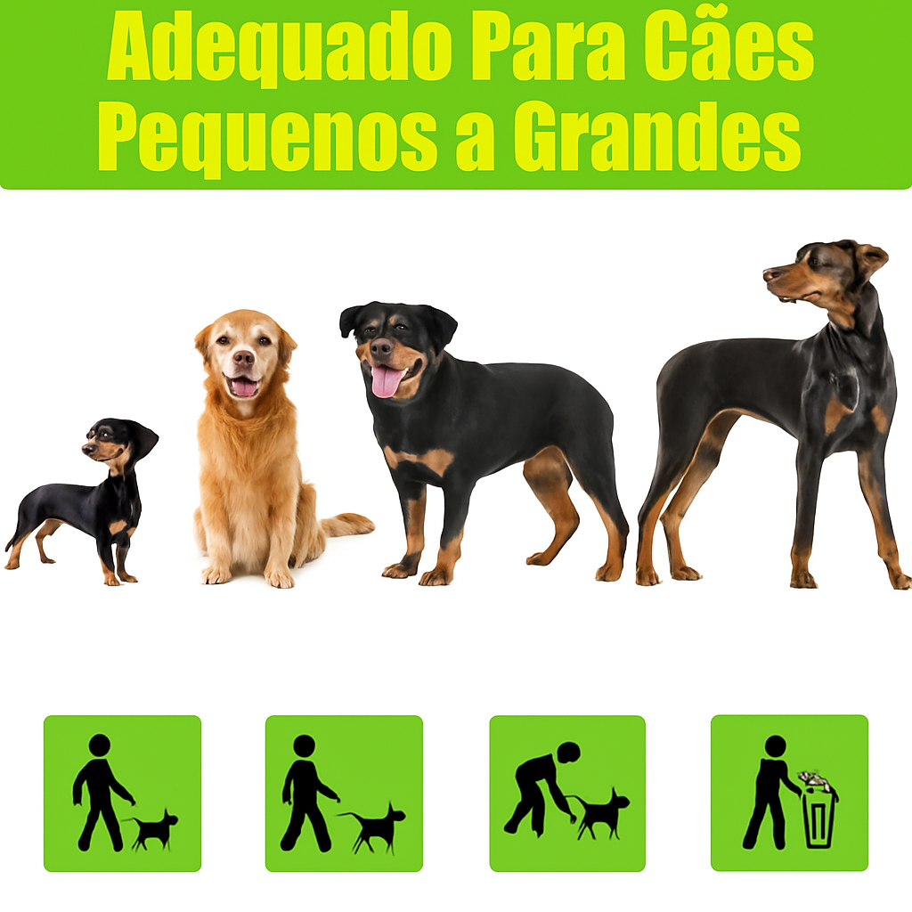 EcoClean Sacos – Sacos biodegradáveis com aroma lavanda e dispenser