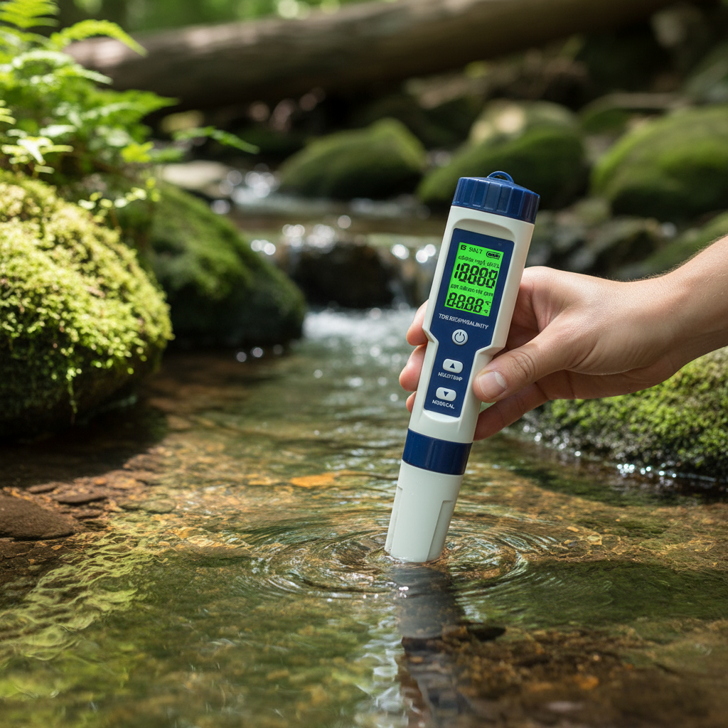 AquaTest Travel – Medidor Portátil de Qualidade da Água para Viagens