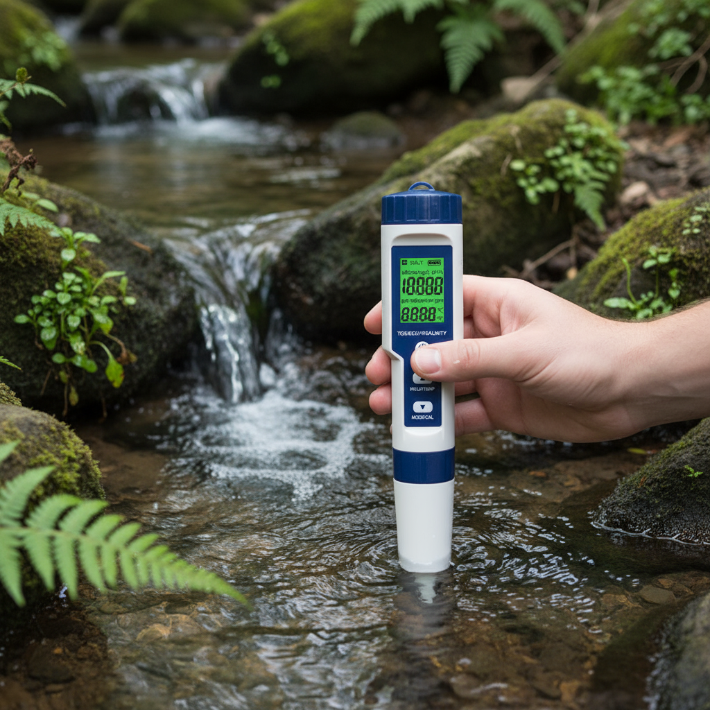 AquaTest Travel – Medidor Portátil de Qualidade da Água para Viagens