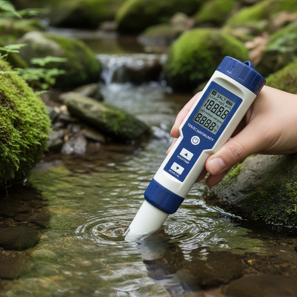 AquaTest Travel – Medidor Portátil de Qualidade da Água para Viagens